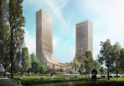 IN BEELD. Eindhoven krijgt grootste houten gebouw ter wereld