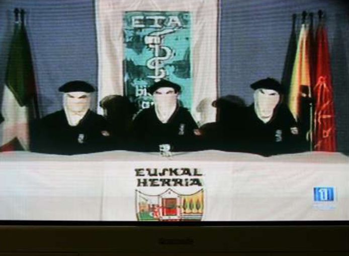 Leden van de Baskische afscheidingsbeweging ETA.