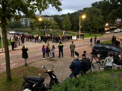 Opstootje tijdens demonstratie tegen Paasbergflat in Arnhem