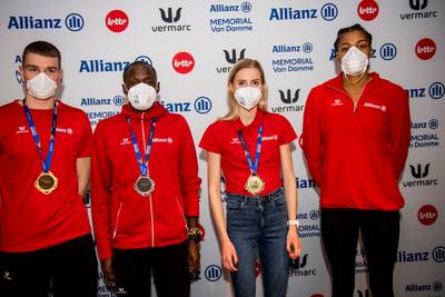 5 médailles belges aux championnats d'Europe d'athlétisme en salle: 