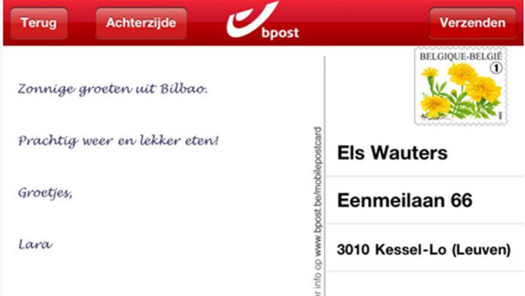 App Van De Week Ipostkaartjes Sturen De Morgen