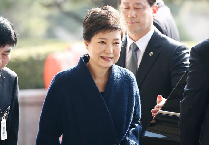Park Geun-hye moest aftreden.