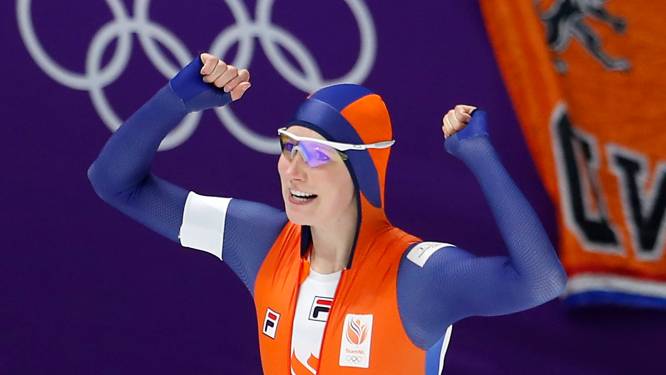 Achtereekte stunt met goud, podium geheel Nederlands