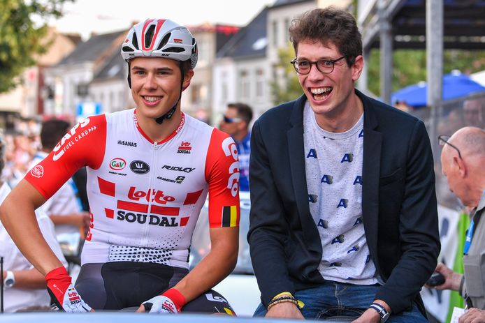 Ward Vanhoof met zijn neef: Stig Broeckx.