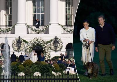 Trouwfeest in het Witte Huis: kleindochter van Joe Biden stapt in het huwelijksbootje