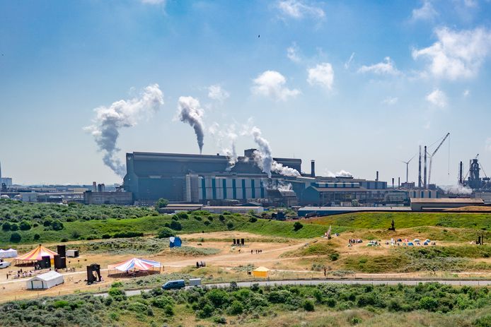 Tata Steel in Wijk aan Zee.