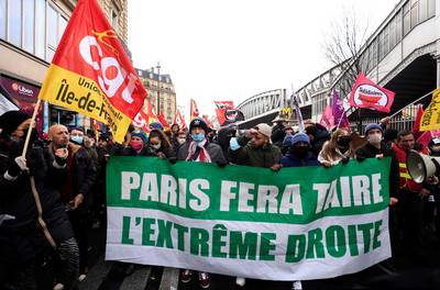 Une manifestation hostile à Éric Zemmour réunit quelques milliers de personnes à Paris