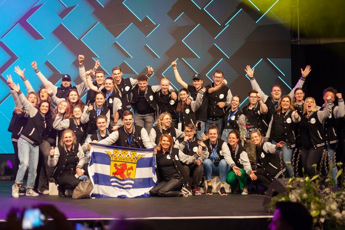 De ploeg van Scalda bij het NK Skills in Amsterdam