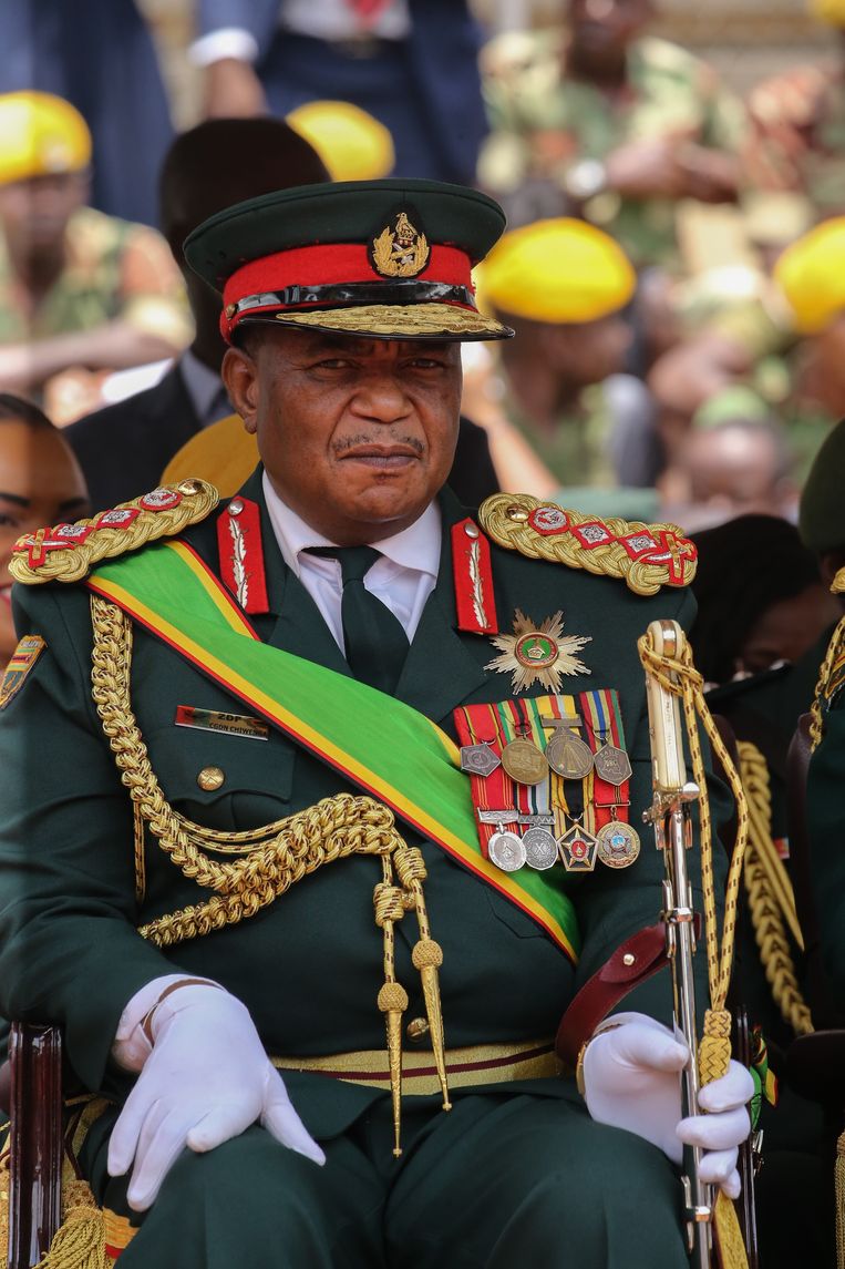 Generaal en latere vicepresident Constantino Chiwenga Beeld Getty Images
