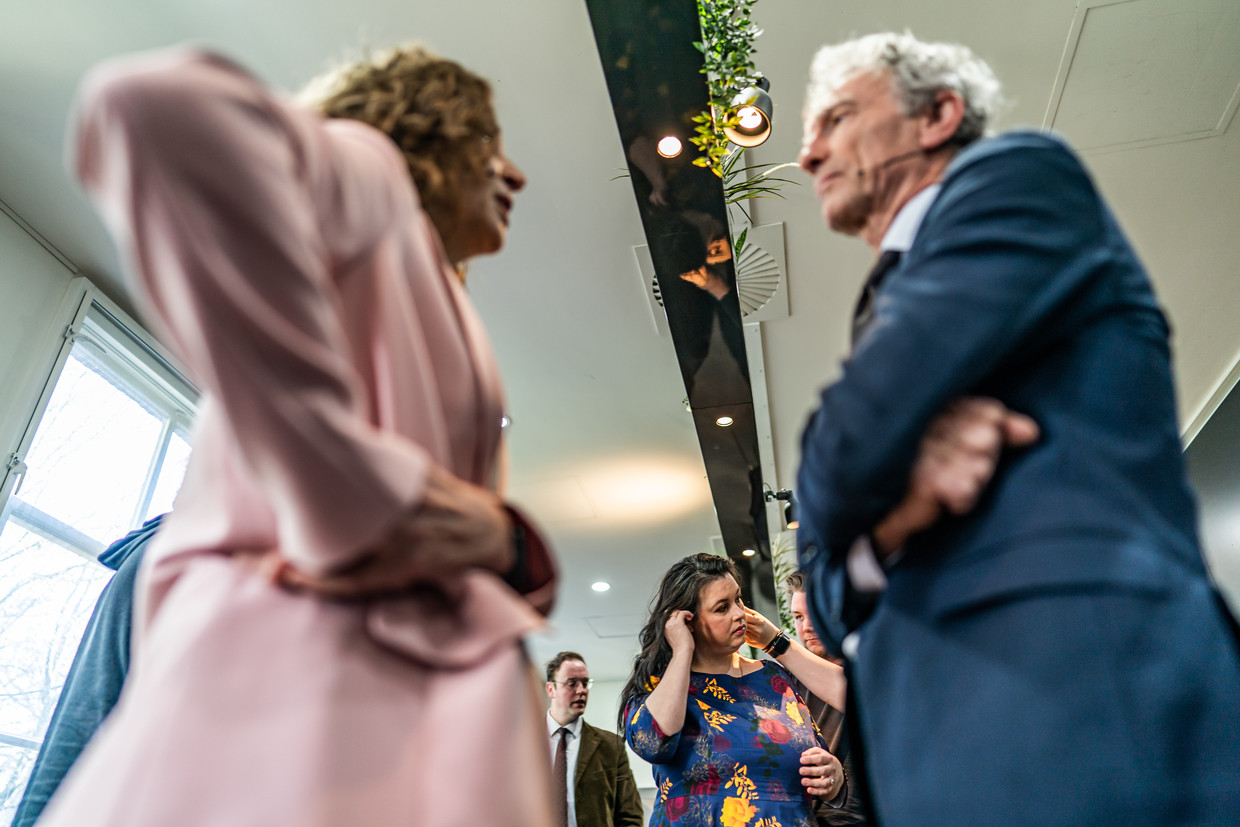 Ze gaan live met elkaar in debat, in aanloop naar de Provinciale Statenverkiezingen. Foto: Joris van Gennip Beeld Joris van Gennip