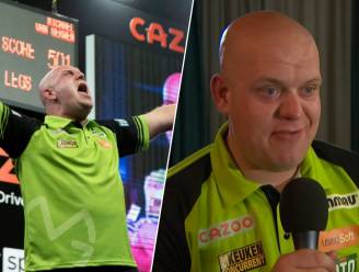 Michael van Gerwen, met vochtige ogen, was zelden zo euforisch: “Verwachtingspatroon is niet altijd eerlijk”