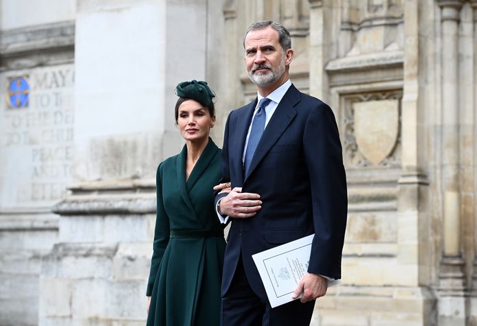 Koning Felipe en koningin Letizia van Spanje.