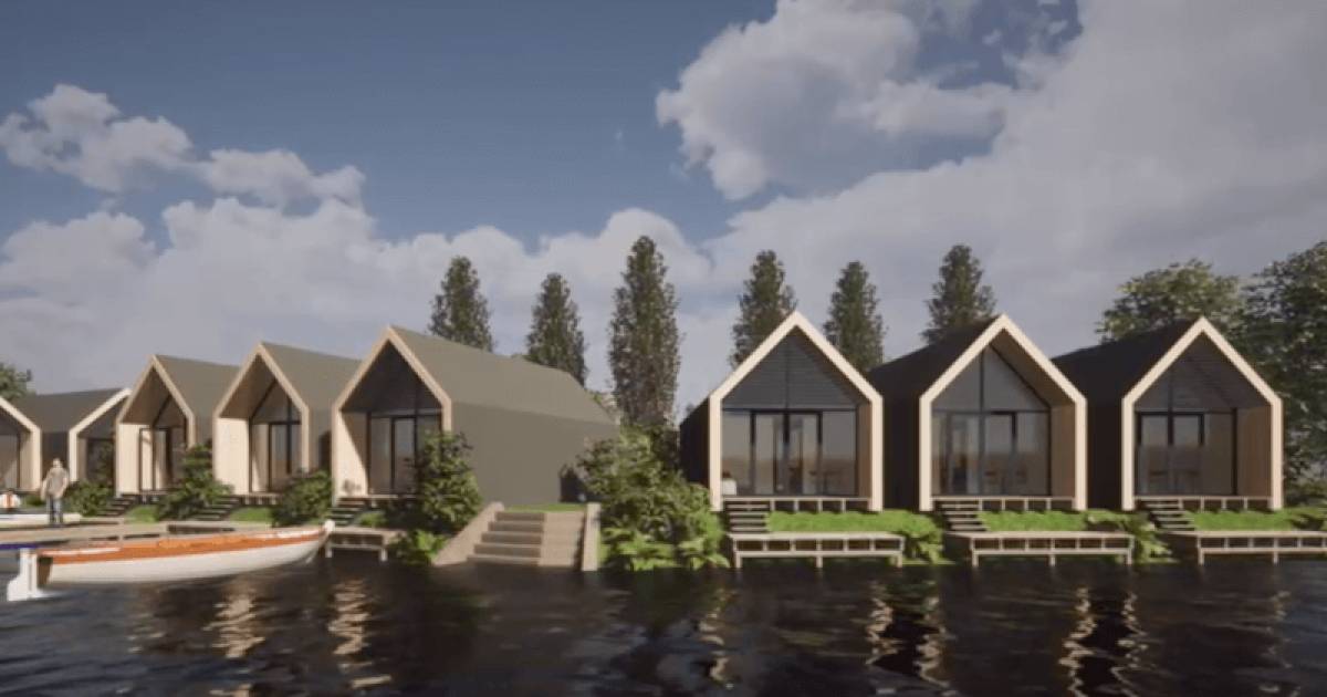 Plan voor kleine recreatiewoningen bij haven Zwartewaal
