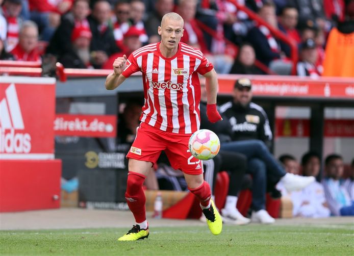 Timo Baumgartl in het shirt van Union Berlin