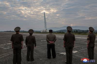 Pyongyang confirms test of ballistic missile carrying ‘super-sized’ warhead