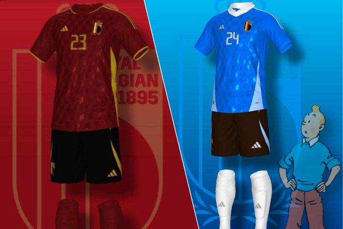 Maillot Officiel Euro 2024 Maillot Diable Rouge 2021 Diables