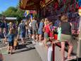 Een archiefbeeld van de kermis.
