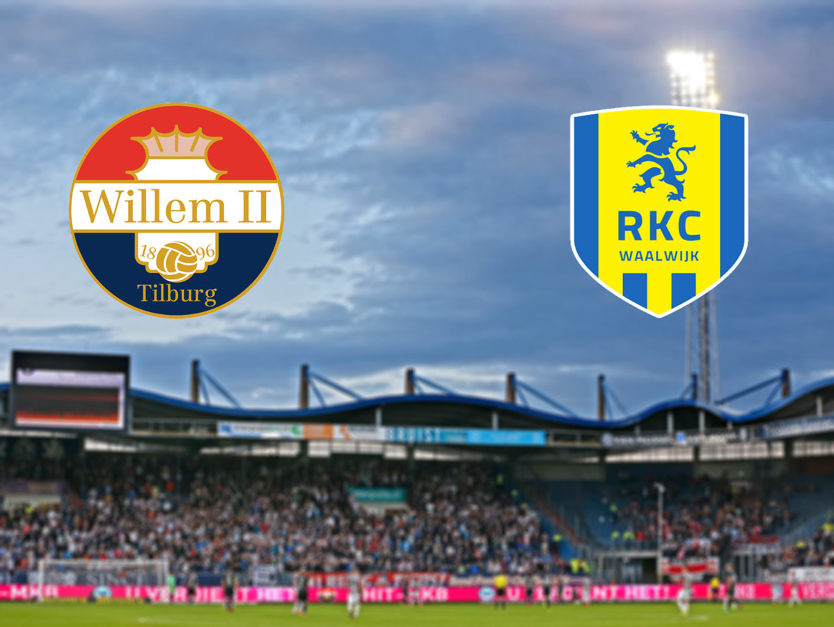 spade vee Zij zijn Willem II worstelt zich naar nipte zege op RKC in vermakelijk Brabants  onderonsje | Foto | AD.nl