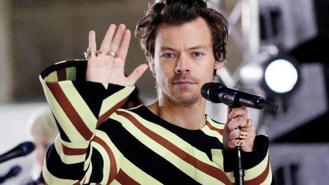 Van gelakte nagels tot fluffy roze jas: de excentrieke outfits van wereldster Harry Styles