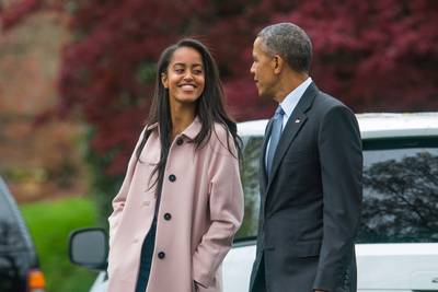 Malia Obama slaat rijke Brit aan de haak op Harvard