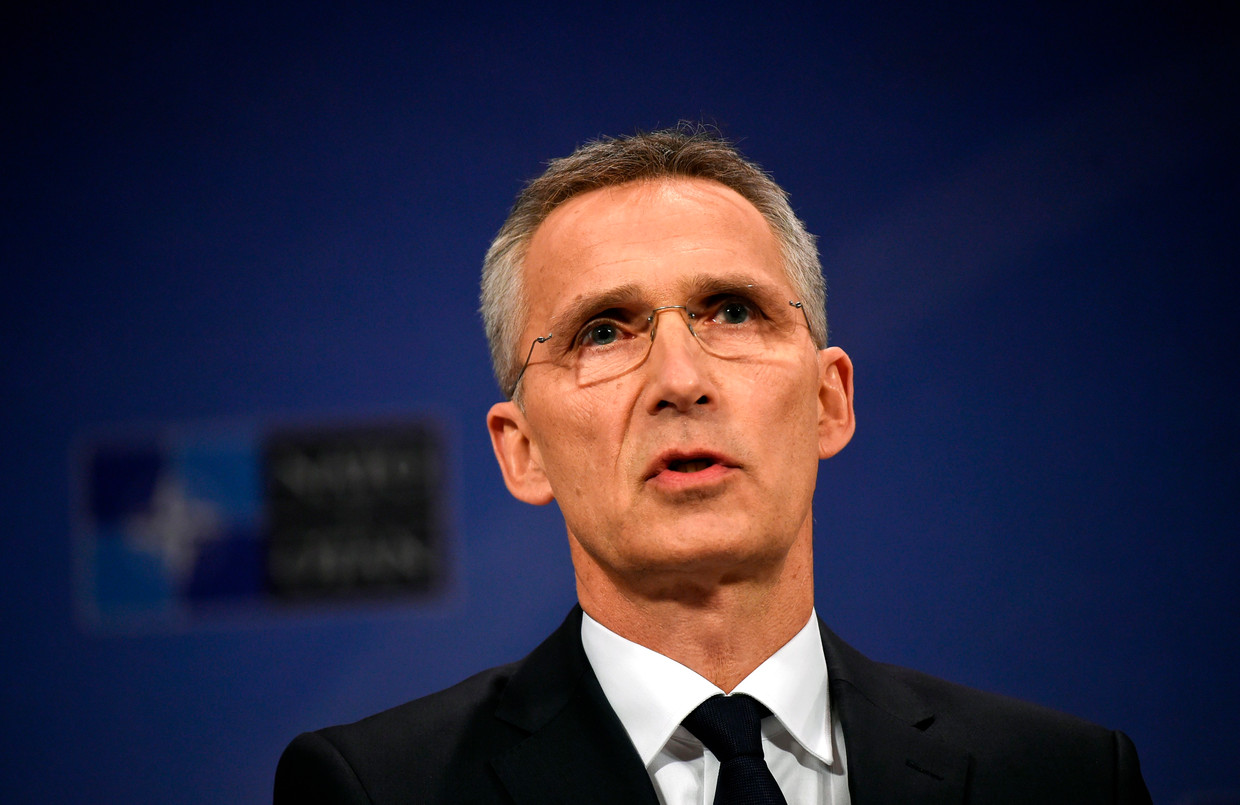 Navo-chef Jens Stoltenberg. Beeld AFP
