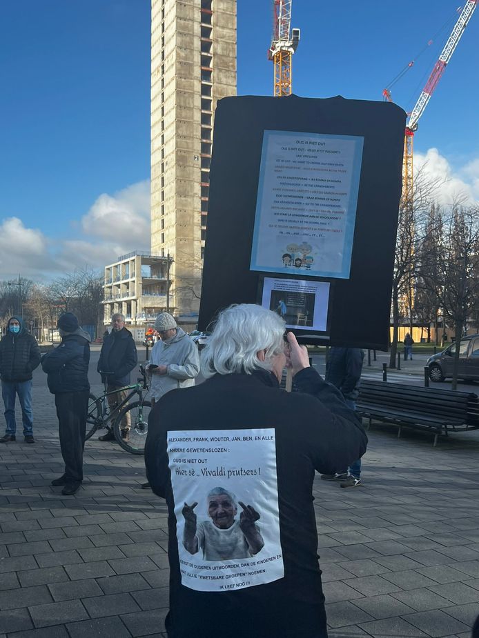 30/1/2022 Bijeenkomst betoging Belgium United For Freedom - Brussel