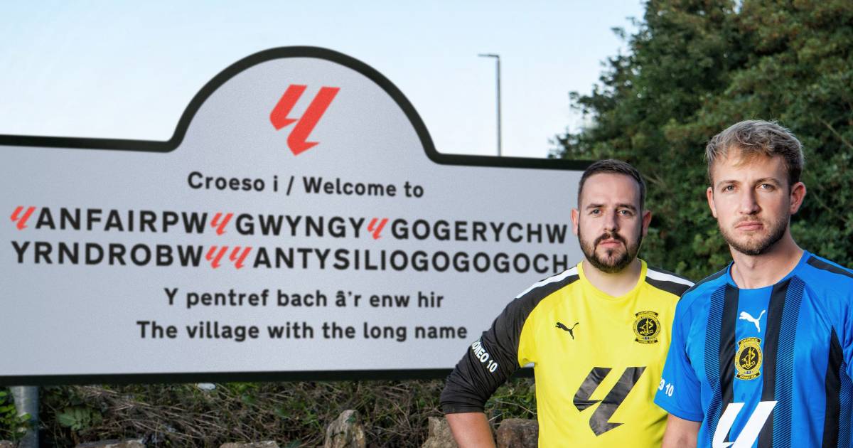 Spanish League Shirts Official Sponsor of Llanfairpwllgwyngyllgogerychwyr-ndrobllllantysiliogogoch FC Football Club |  sports