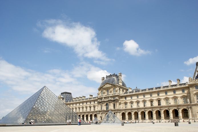 Het Louvre in Parijs.
