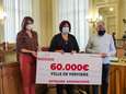 Mouscron fait un don de 60.000 euros à Verviers en faveur des sinistrés