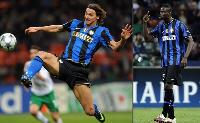 Zlatan Ibrahimovic en Mario Balotelli waren niet bepaald de beste vrienden bij Inter.