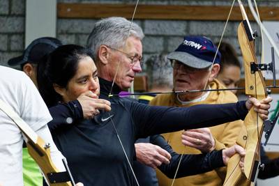 Deelnemers Schijndelse biathlon schieten ‘uitzonderlijk goed’