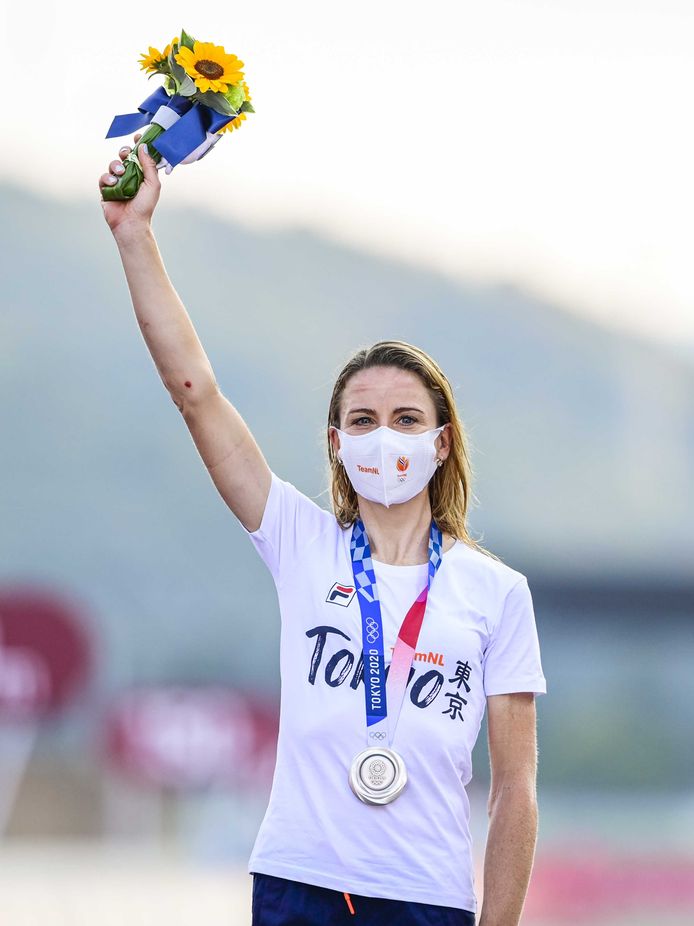Zilver: Annemiek van Vleuten (wielrennen, wegwedstrijd, vrouwen)