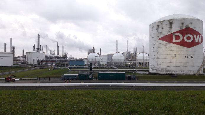 Chemiebedrijf Dow in Terneuzen.