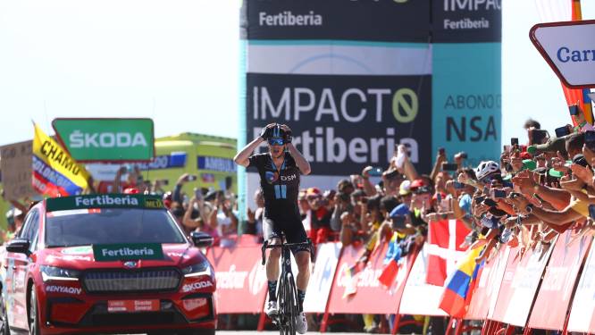 Thymen Arensman vol ongeloof na prachtige zege in Vuelta: ‘Om eerlijk te zijn voelde ik me niet super goed’