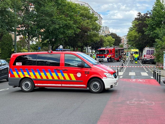 Gaslek in de Brusselse gemeente Vorst.