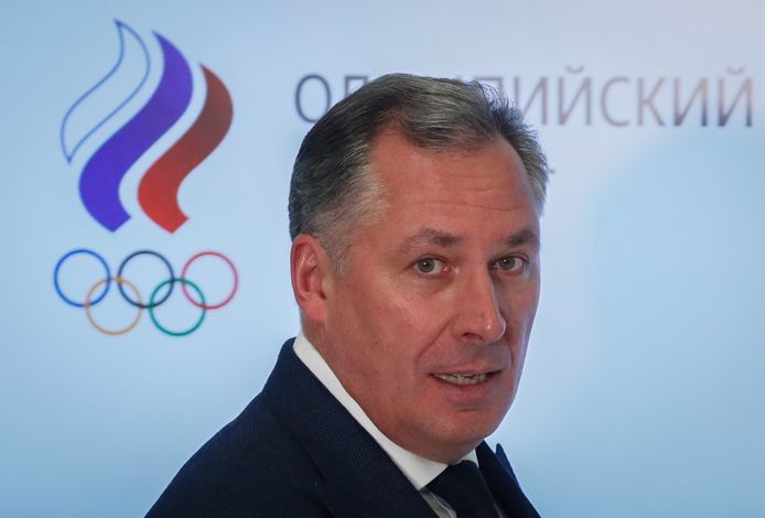 Stanislav Podznyakov, voorzitter van het Russiche Olympisch Comité (ROC).