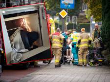 Politie toont bizar beeld van inbreker die bevrijd wordt uit lift in Chinees restaurant in Velp