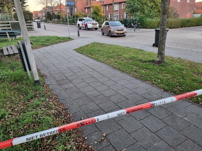Politie op de plek van het ongeval in Winterswijk.