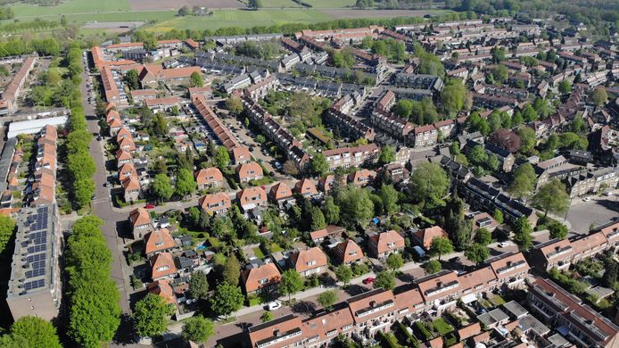 De Geitenkamp vanuit de lucht.