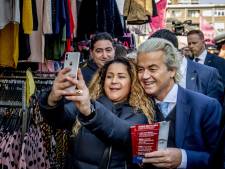 Wilders trapt campagne af op de Haagse Markt, ‘in hol van de leeuw’