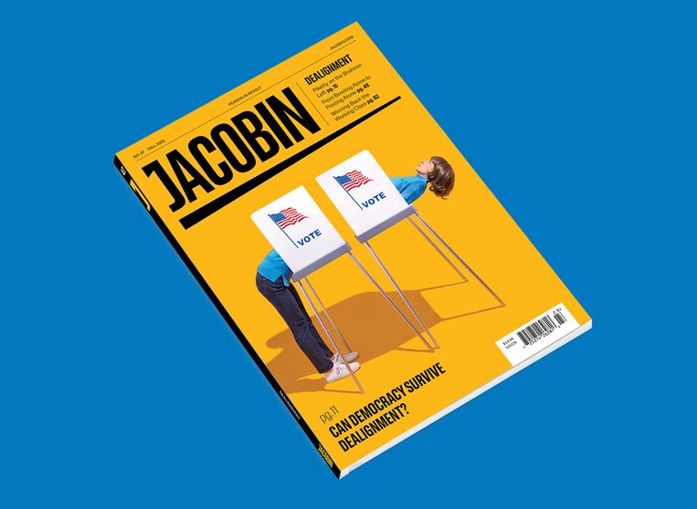 De Amerikaanse, gedrukte, editie van het blad ‘Jacobin’. Beeld Jacobin