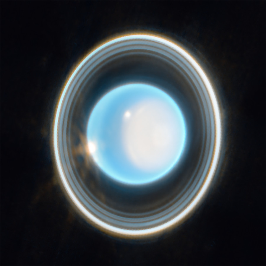 Indrukwekkend nieuw beeld van planeet Uranus: elf ringen te zien | Foto ...