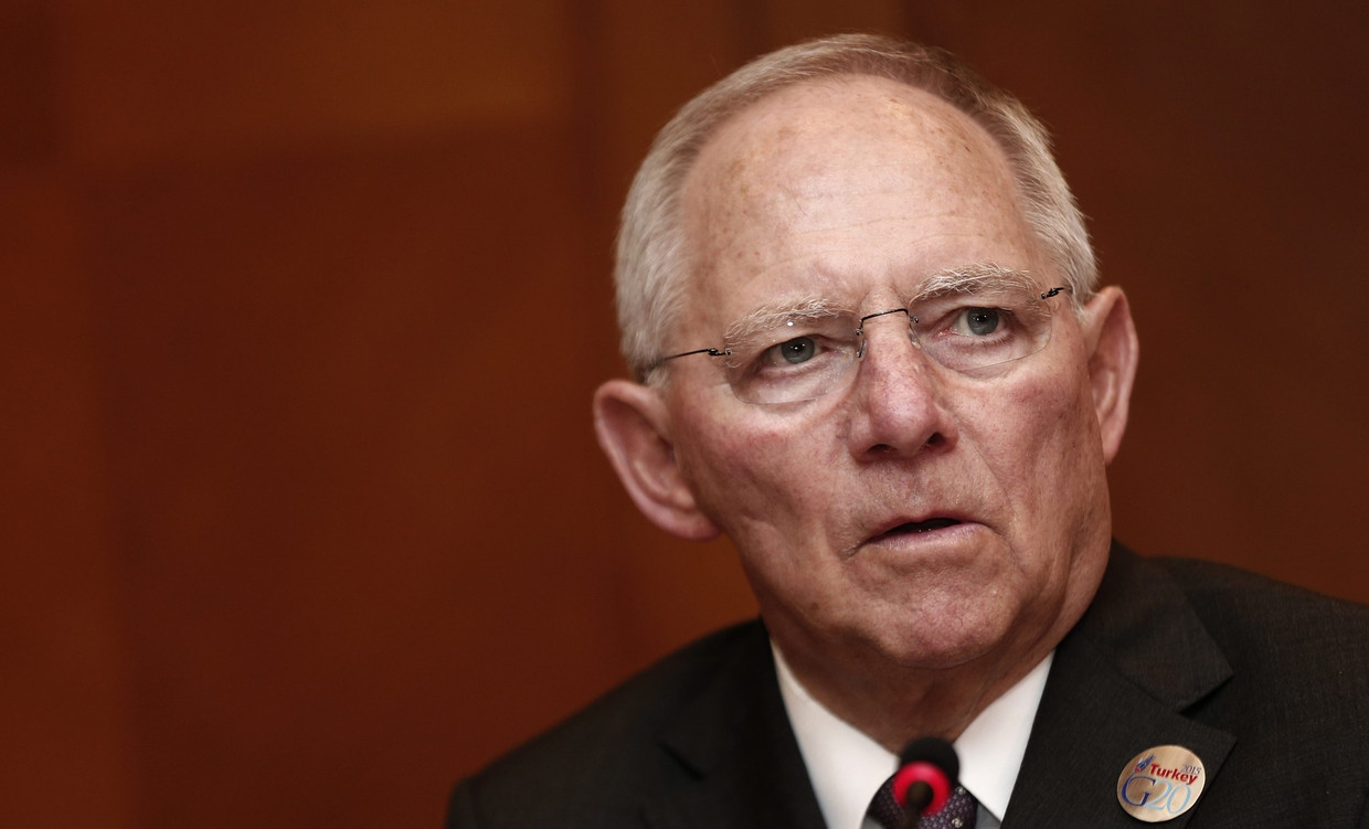 Wolfgang Schäuble. Beeld epa