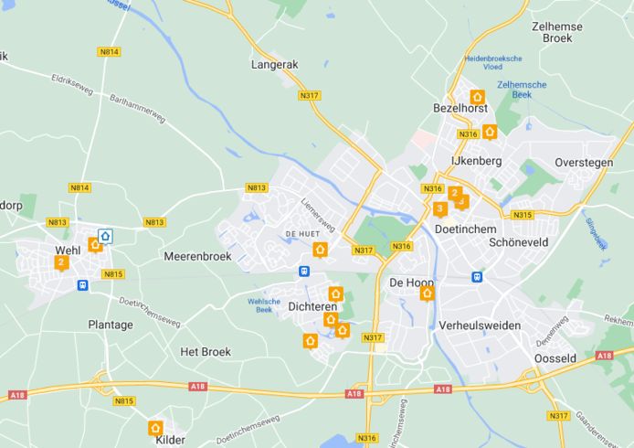 Tweeverdieners kunnen kiezen uit ruim 20 woningen en appartementen in Doetinchem en omgeving.