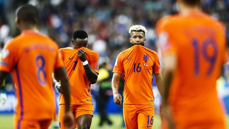 Na het EK van 2016 in Frankrijk liep het Nederlands elftal ook kwalificatie mis voor het WK 2018, dat over 3 weken in Rusland begint. Beeld Vincent Jannink/ANP
