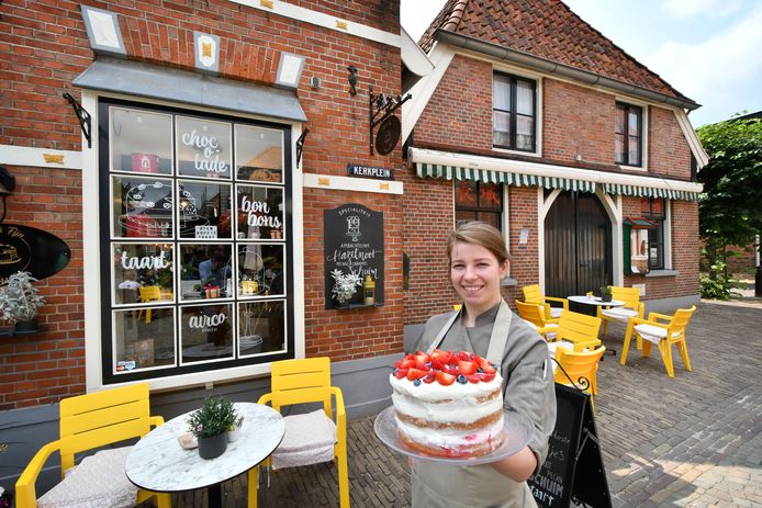 Lindsey Mensink van Pieck Fijn Patisserie huurt ook het pand waarin een Chinees restaurant gevestigd was.