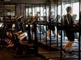 Een fitnessclub in Seoul.