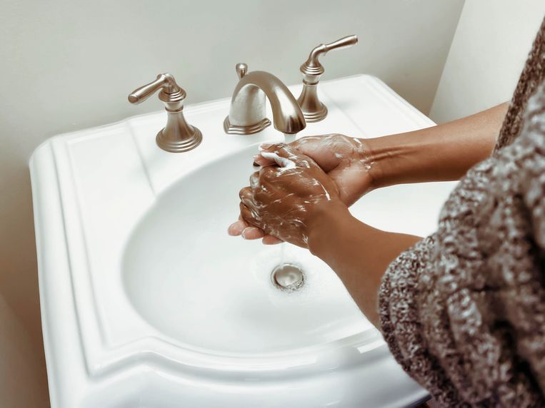 Handen wassen Beeld Getty Images
