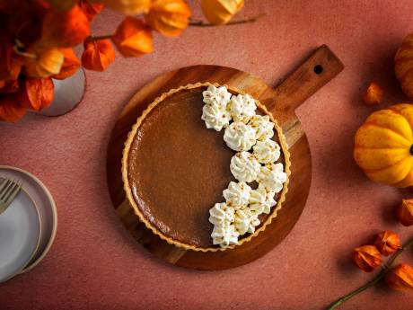 Wat Eten We Vandaag: Pumpkin pie met kokosslagroom