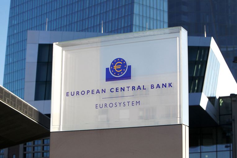 De Europese Centrale Bank in Frankfurt. Beeld AFP